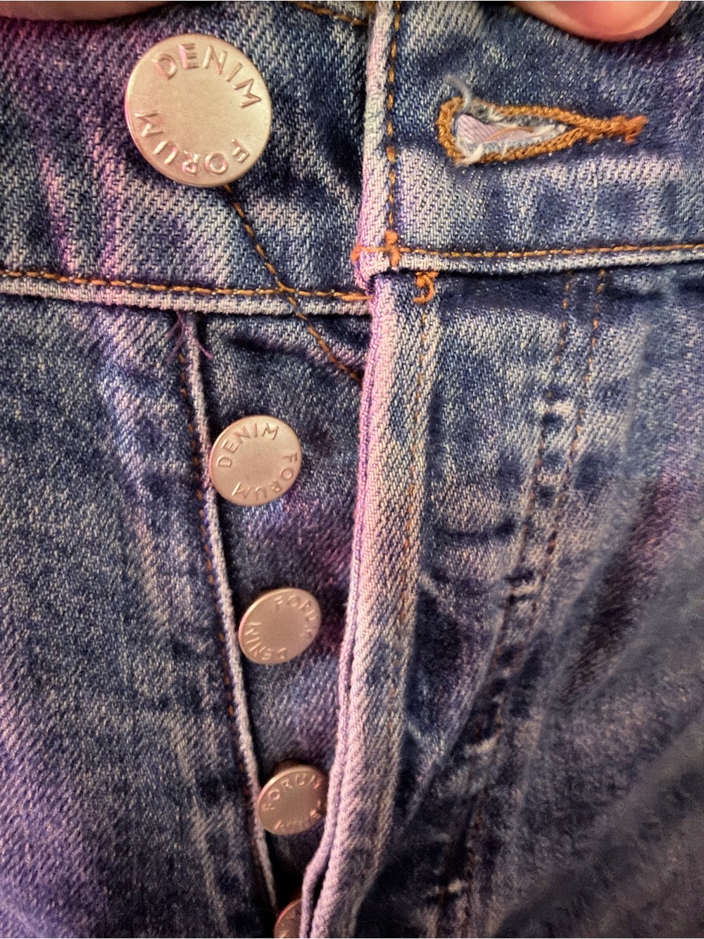 Denim Forum The Arlo High Rise Straight-Leg Women’s Jeans - Picture 6 of 9